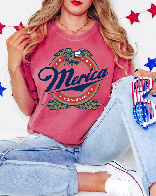 Merica Patriotic DTF Graphics