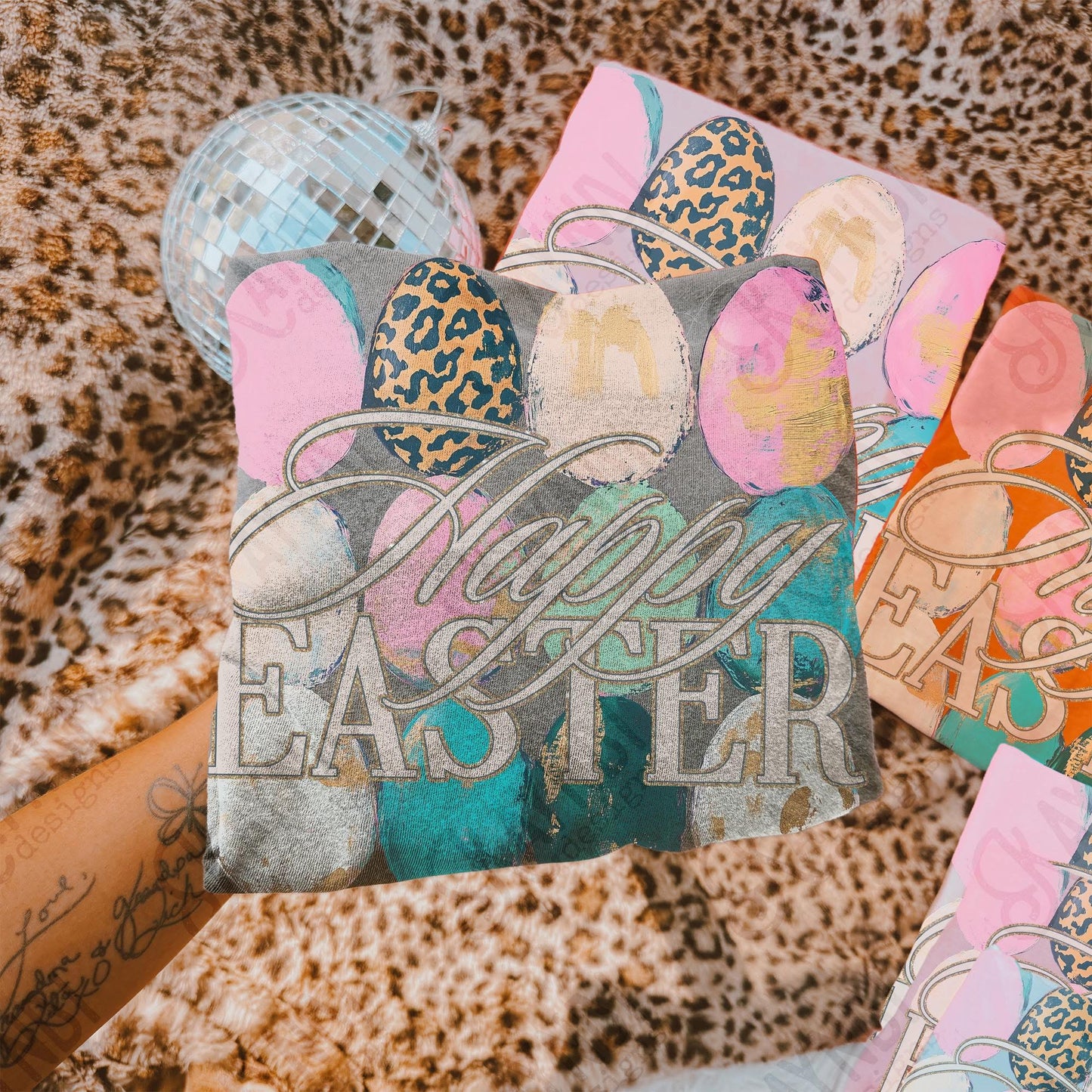 Happy Easter DTF Graphics