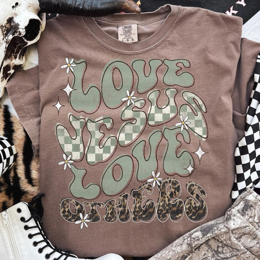Love Jesus Love Others DTF Graphics
