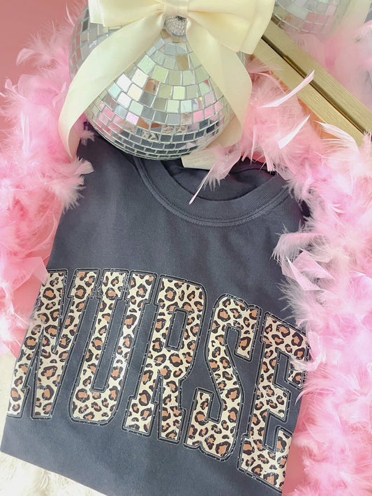 Leopard Nurse DTF Graphics