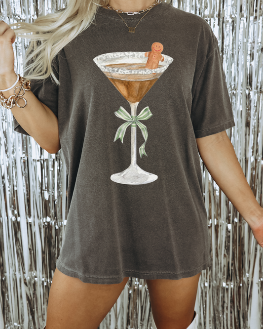 Gingerbread Man Cocktail DTF Graphics