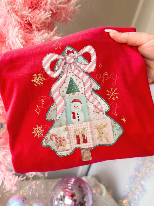 Photo Christmas Tree DTF Graphics