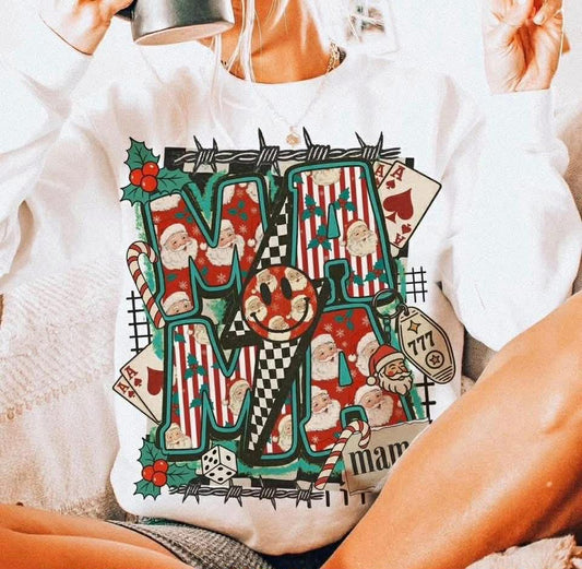 Christmas Mama DTF Graphics