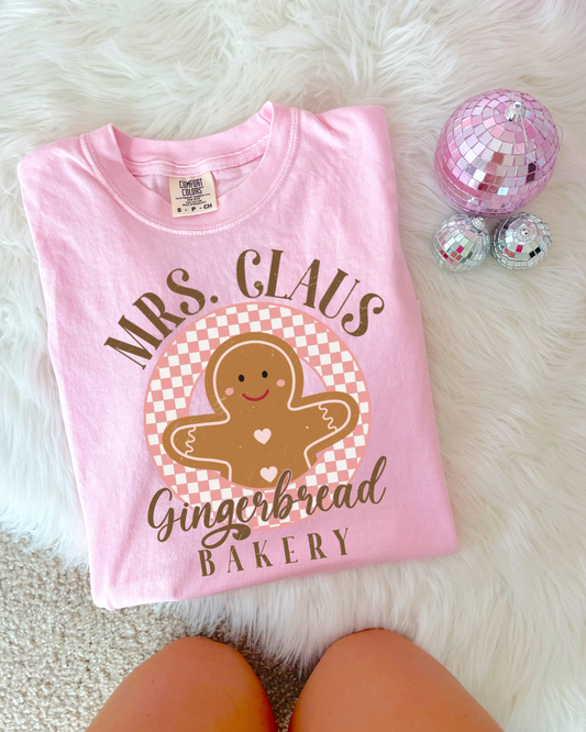 Mrs. Claus Gingerbread Bakery DTF Graphics
