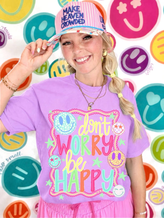 Don't Worry Be Happy DTF Graphics