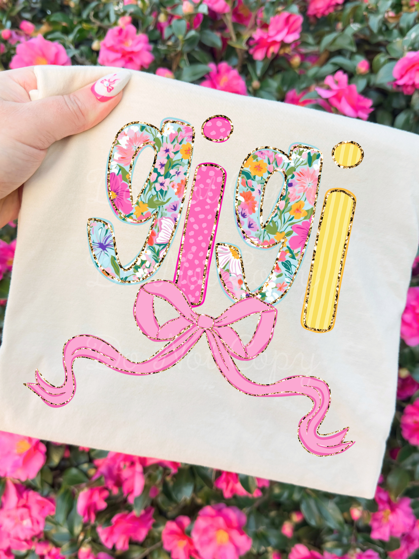 Floral Gigi DTF Graphics
