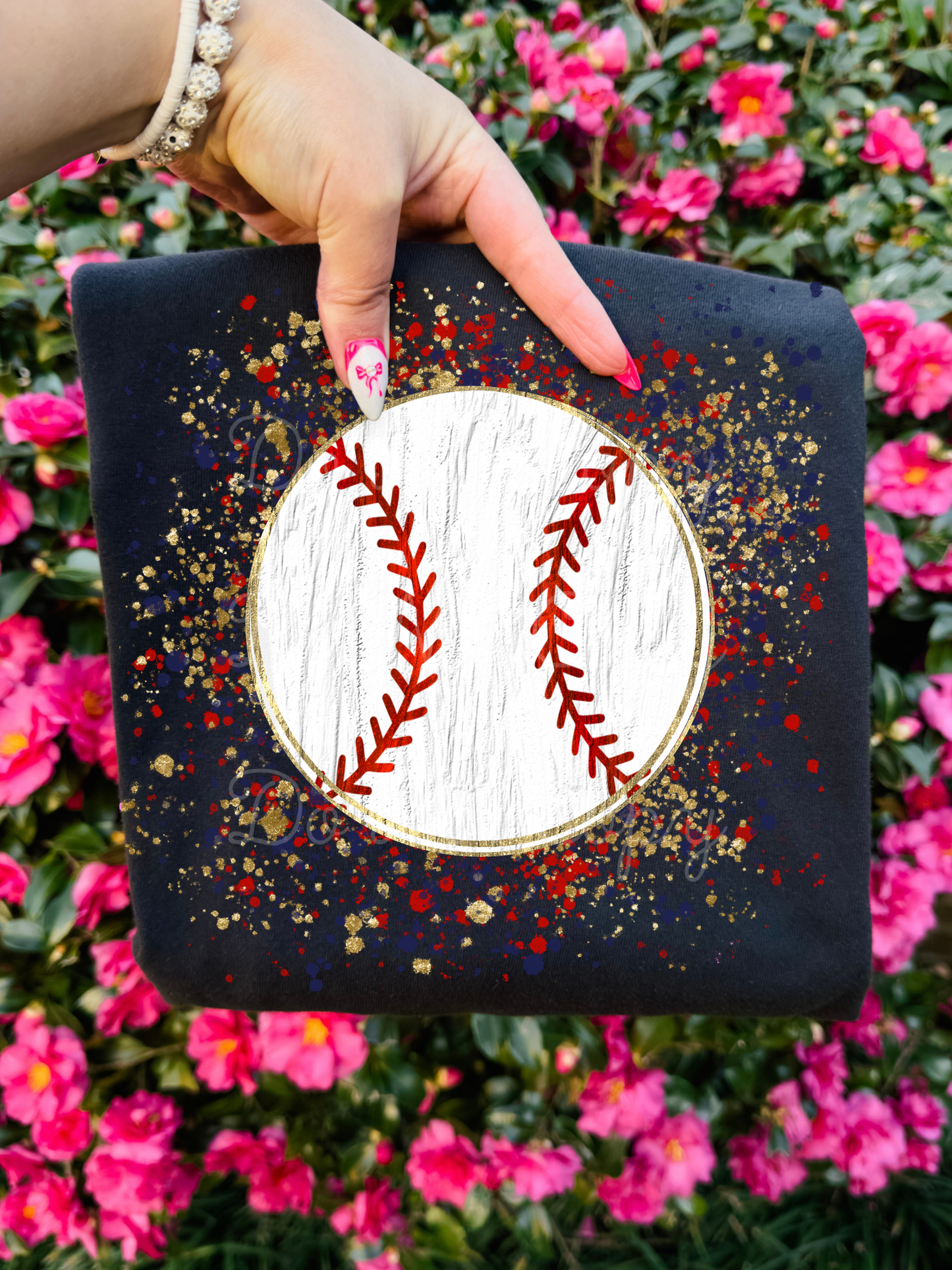 Baseball Splatter DTF Graphics