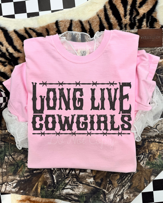 Long Live Cowgirls DTF Graphics