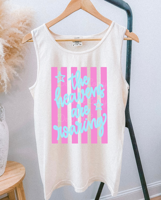 The Heavens Are Roaring DTF Tank Top