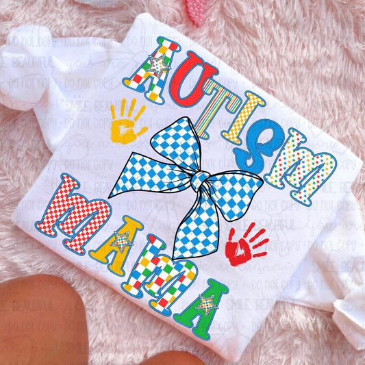 Autism Mama DTF Graphics