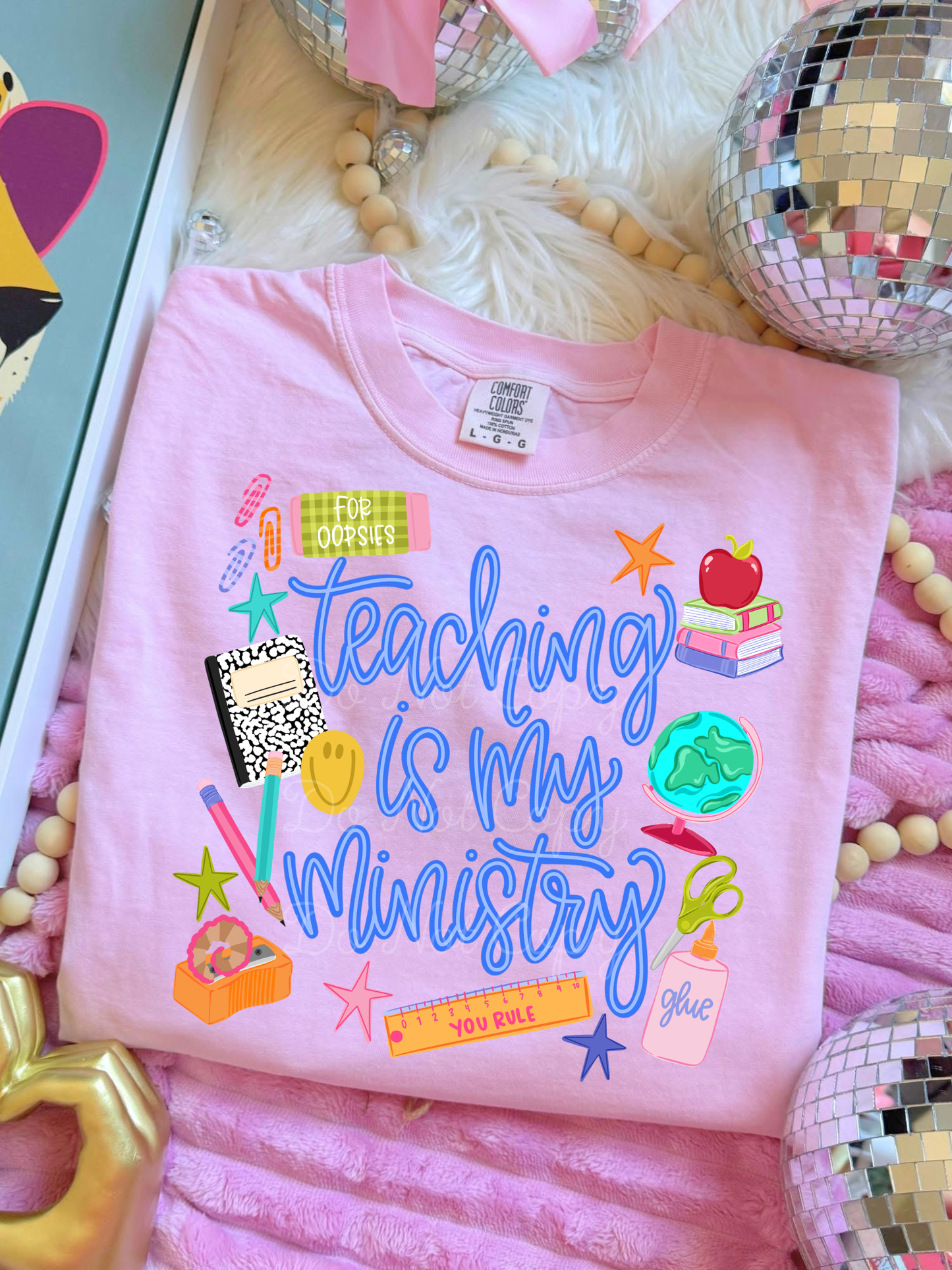 Teaching Is My Ministry DTF Graphics