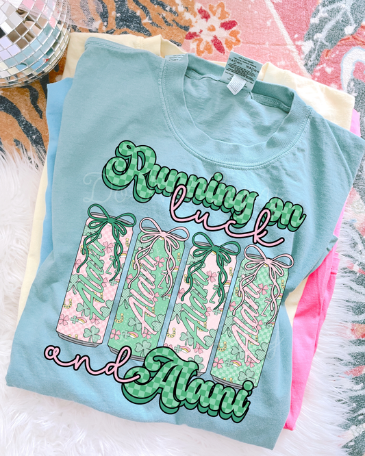 Running On Luck DTF Graphics