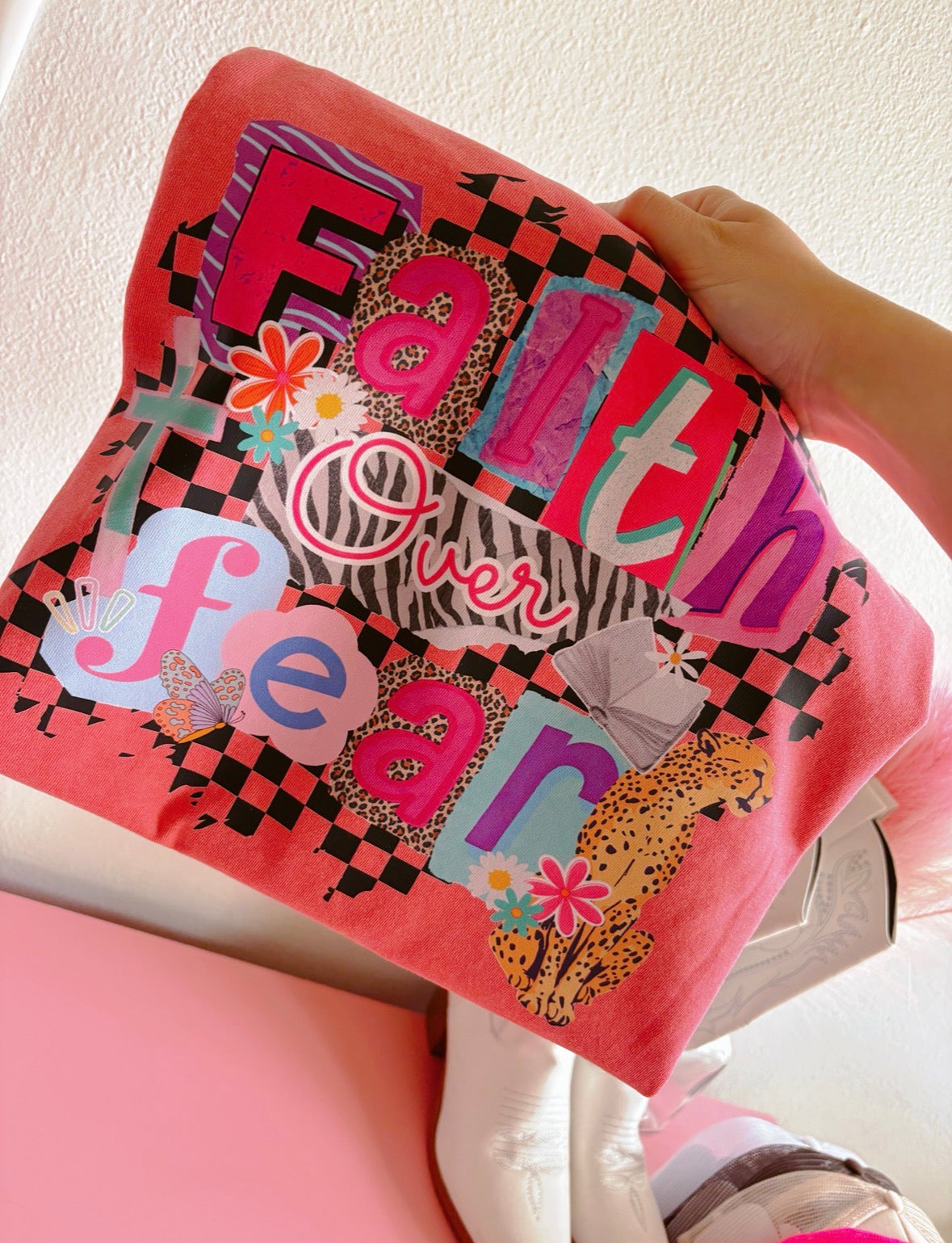 Faith Over Fear DTF Graphics