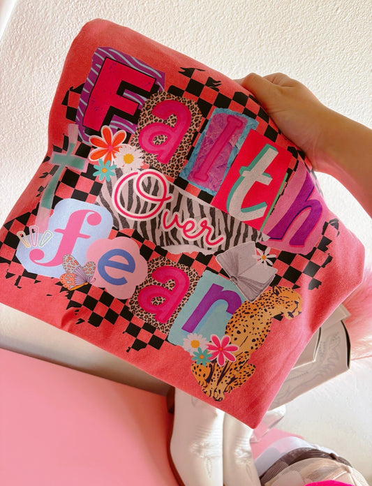 Faith Over Fear DTF Graphics