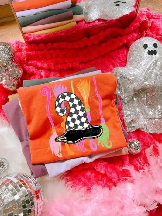 Witch Hat Stripes DTF Graphic
