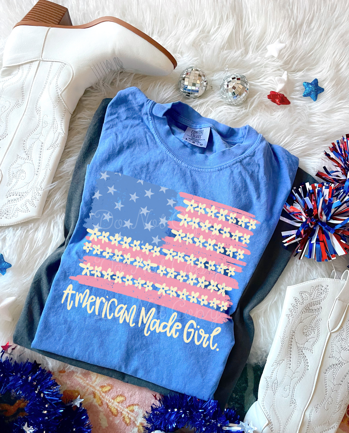 American Made Girl DTF Graphics