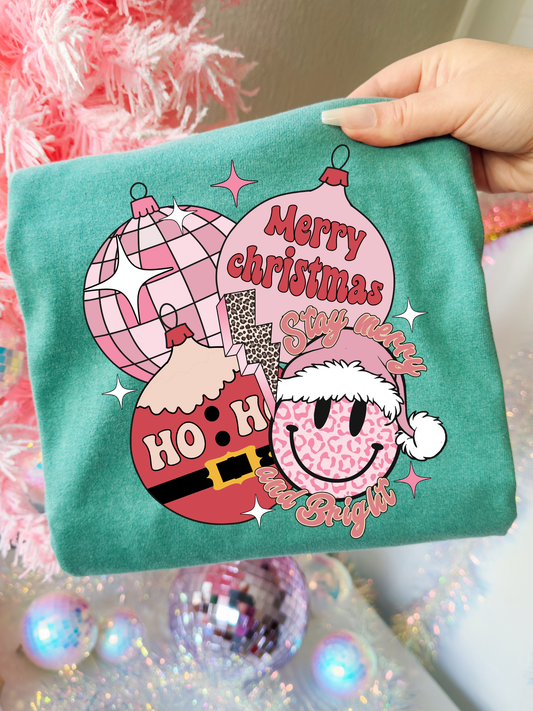 Christmas Ornaments DTF Graphics