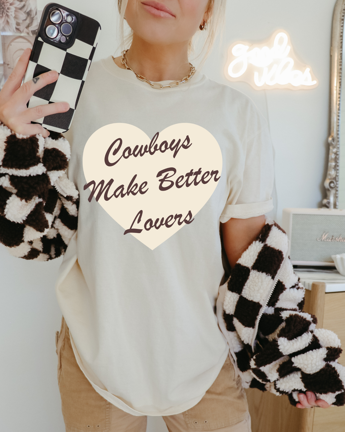 Cowboys Make Better Lovers DTF Graphics