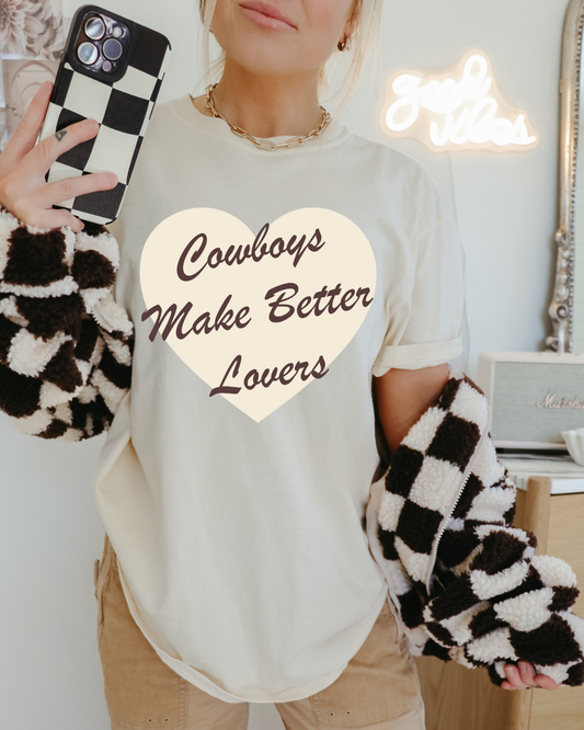 Cowboys Make Better Lovers DTF Graphics