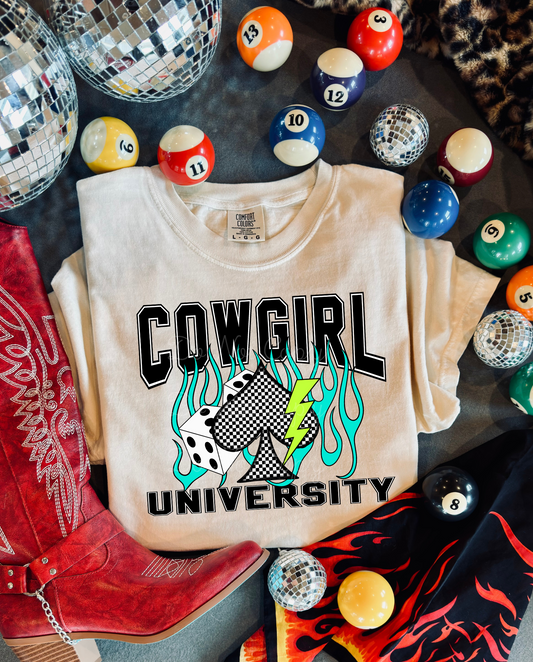 Cowgirl University DTF Graphics