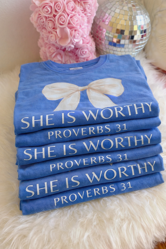 She Is Worthy DTF Graphics