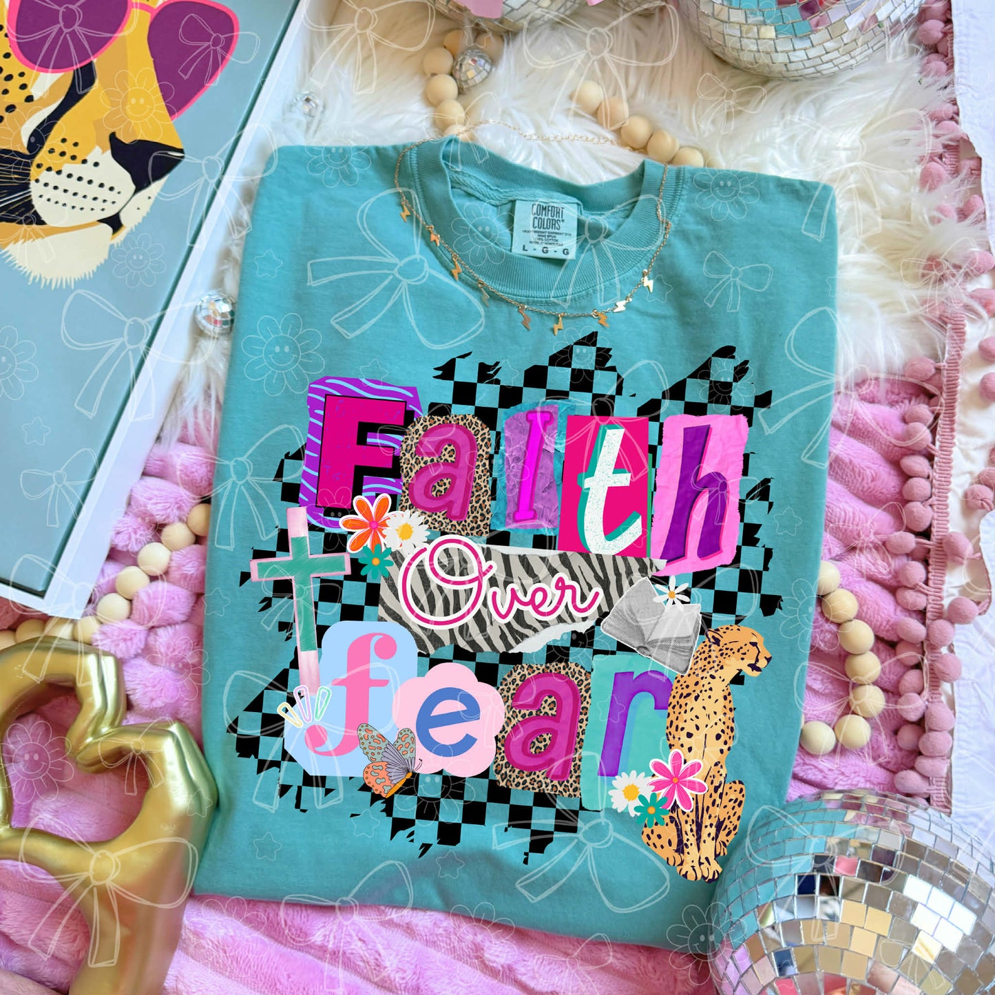 Faith Over Fear  DTF Graphics