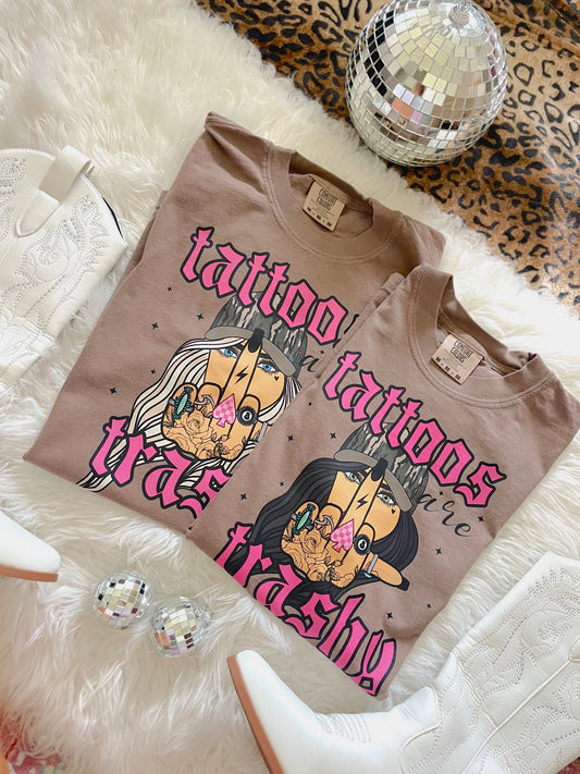 Tattoos Are Trashy DTF Graphics