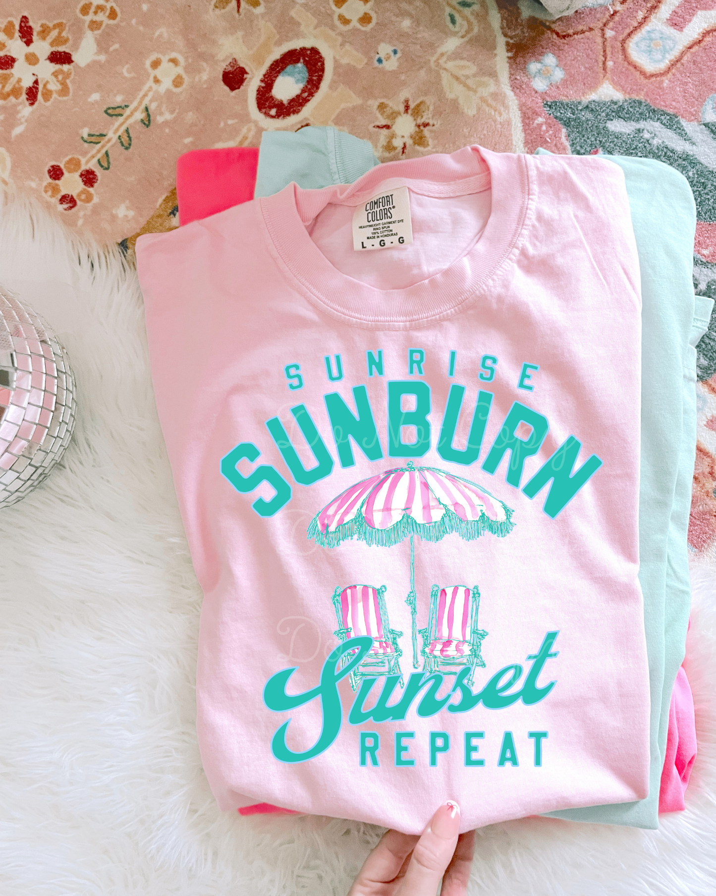 Sun Rise Sun Burn DTF Graphics