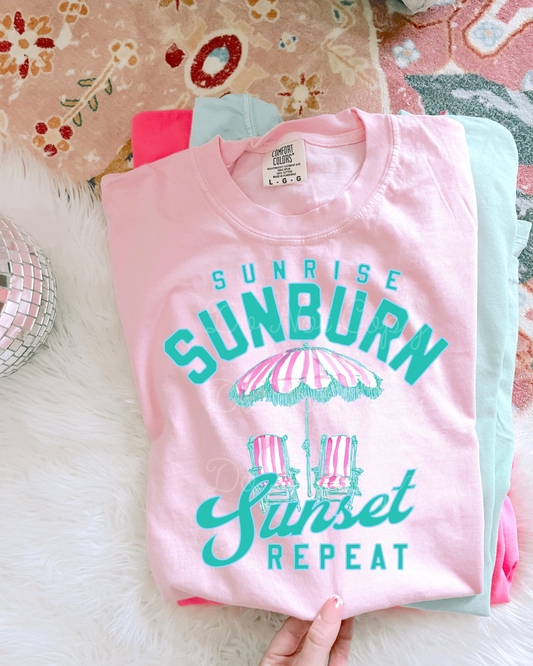 Sun Rise Sun Burn DTF Graphics