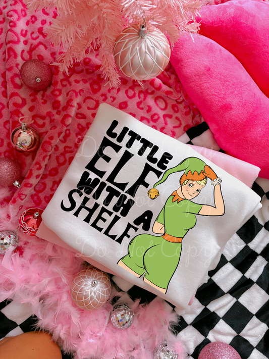 Little Elf With a Shelf DTF Graphics