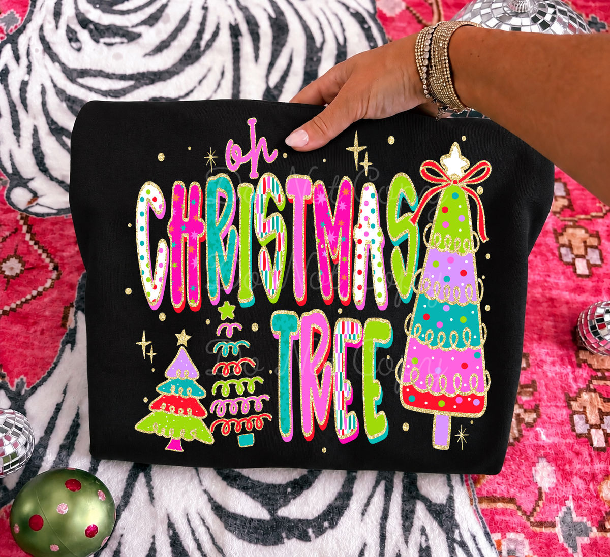 Oh Christmas Tree DTF Graphics