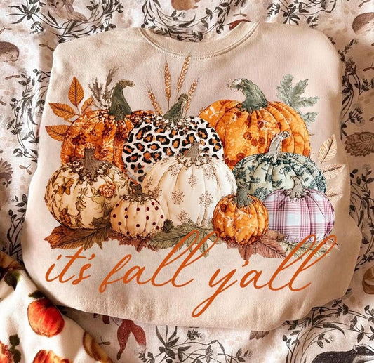It's Fall Y'all DTF Graphics