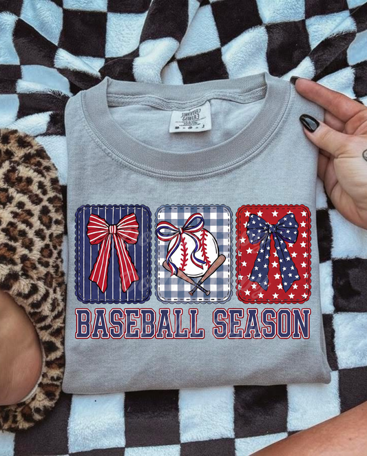 Baseball Season DTF Graphics