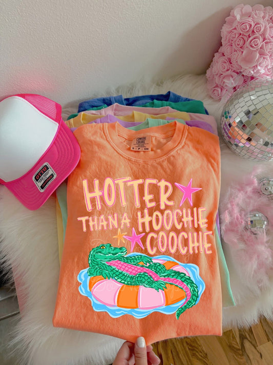 Hotter Than A Hoochie Coochie DTF Graphics