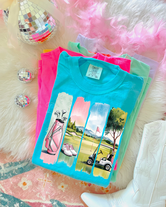 Golf Portrait DTF Graphics