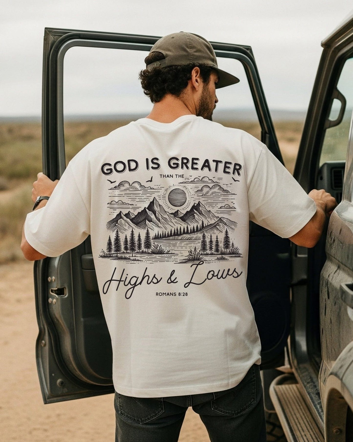 God Is Greater (on back) DTF Graphics