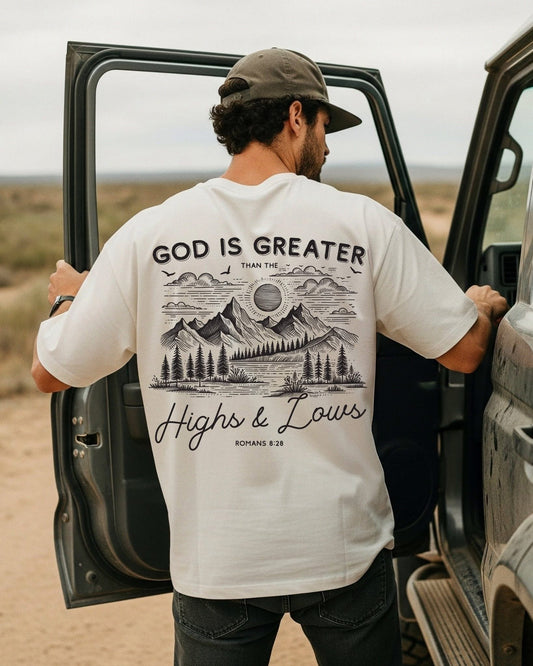 God Is Greater (on back) DTF Graphics
