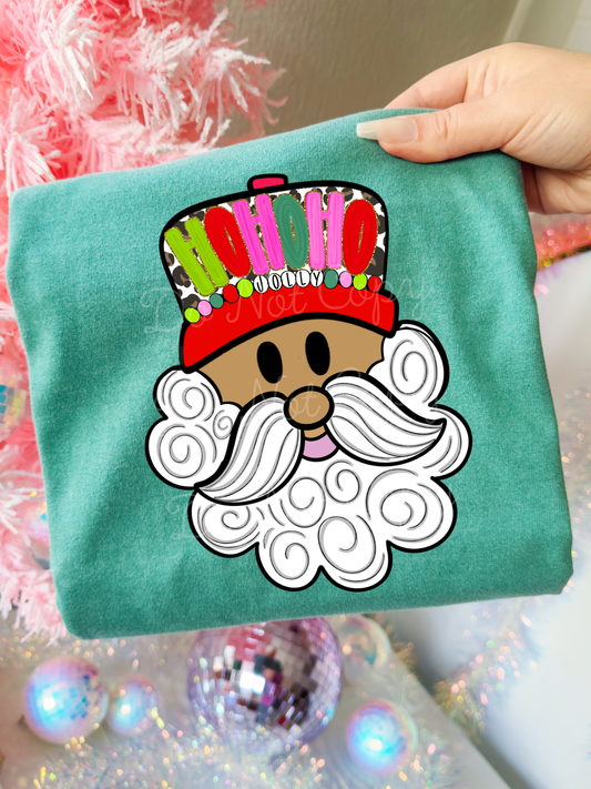 Ho Ho Ho Jolly Santa DTF Graphics