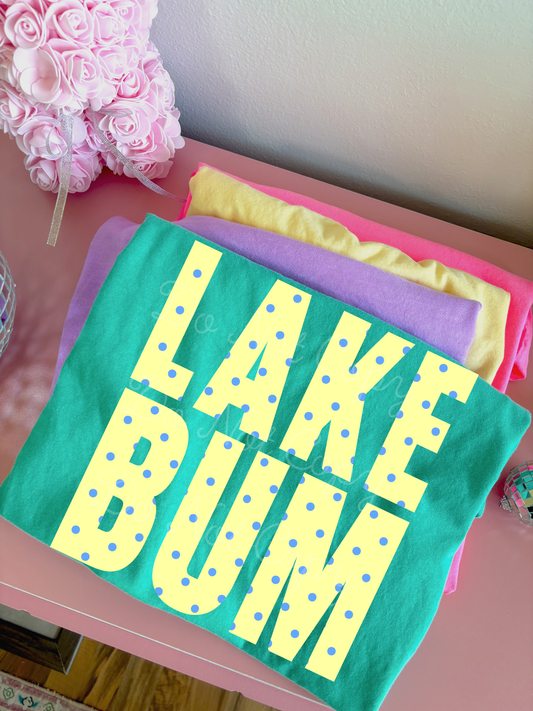 Lake Bum DTF Graphics