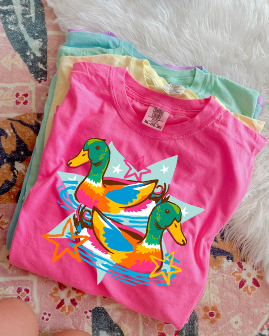 Preppy Duck DTF Graphics