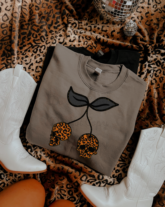 Cheetah Skulls DTF Graphics