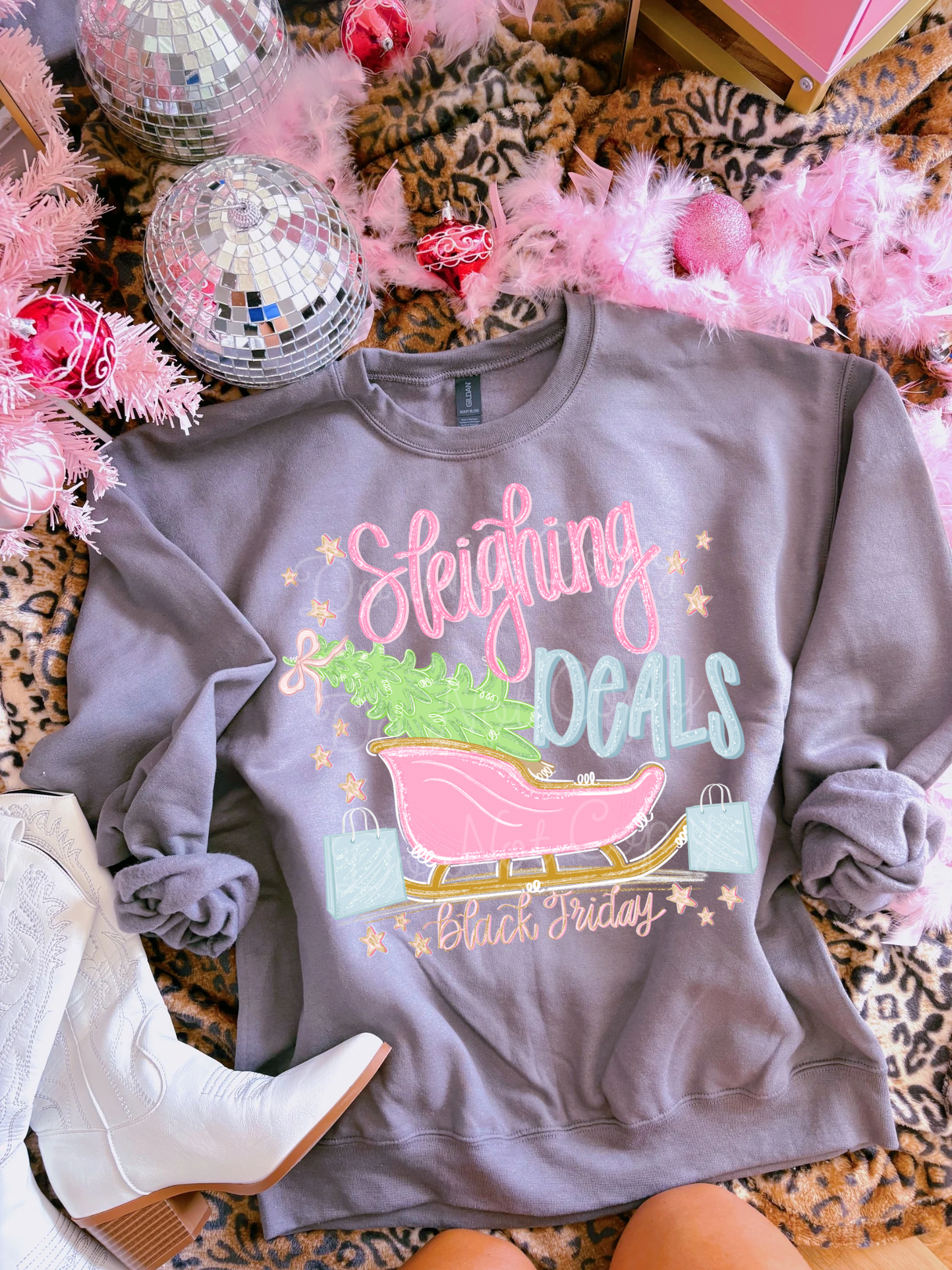 Sleighing Deals Black Friday DTF Graphics