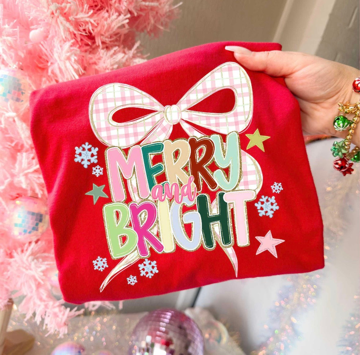 Merry & Bright DTF Graphics