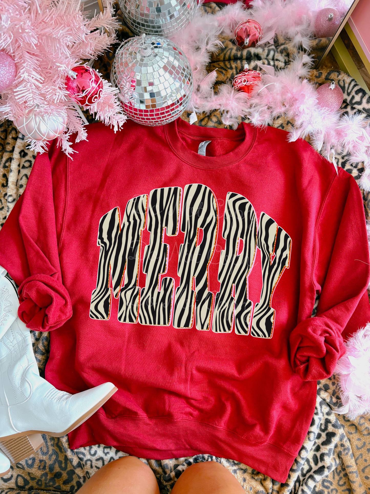 Zebra Merry DTF Graphics