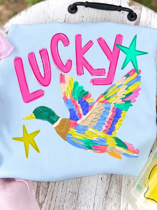 Lucky Duck DTF Graphics