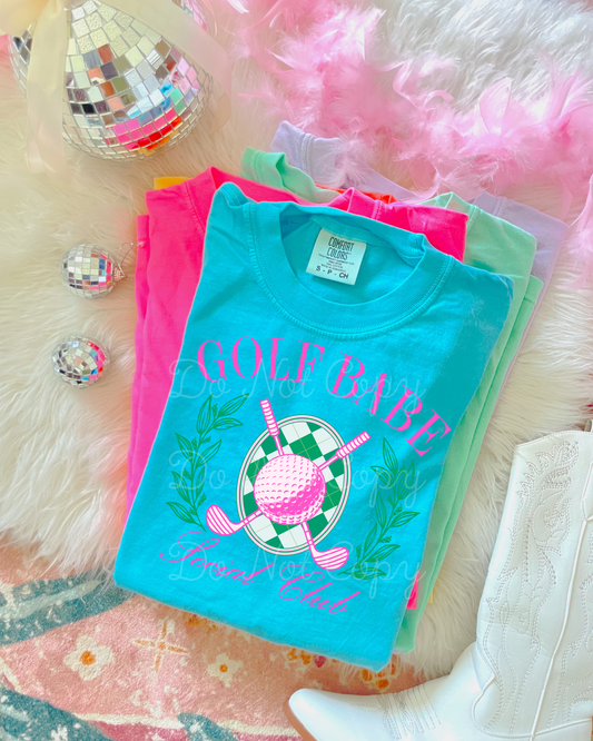 Golf Babe DTF Graphics