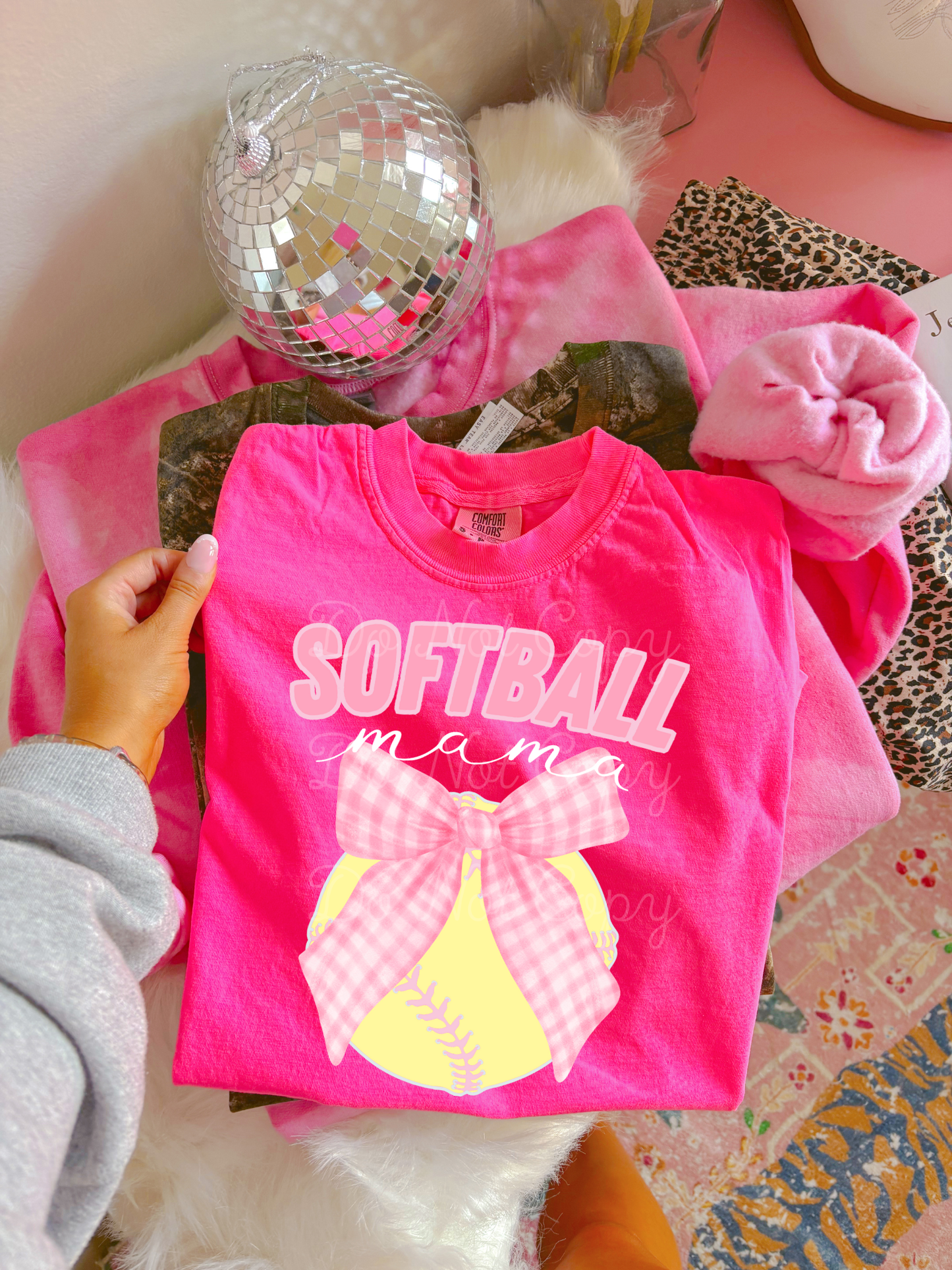 Softball Mama DTF Graphics
