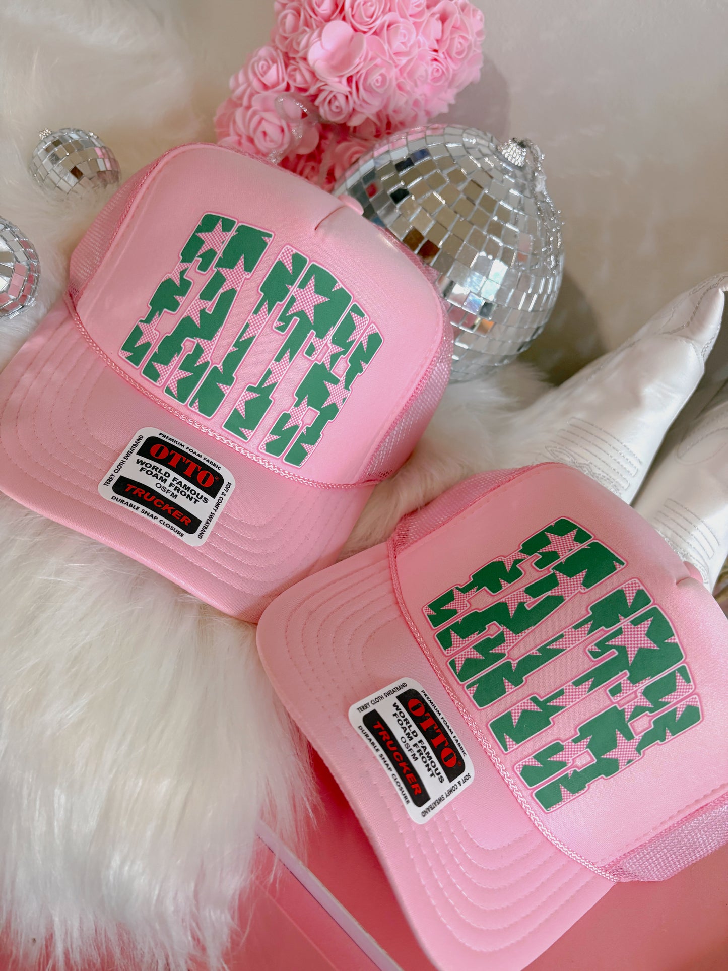 Faith DTF Light Pink Hat