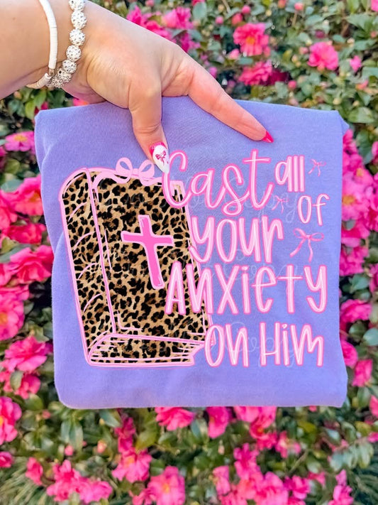 Cast Your Anxiety DTF Graphics