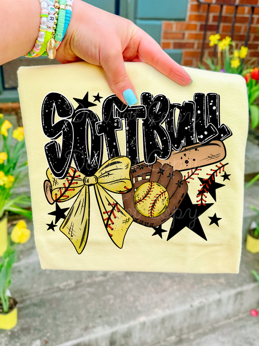 Softball DTF Graphics
